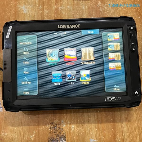 劳伦斯探鱼器LOWRANCE  老款 HDS12 过