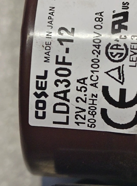 议价LDA30F-12，DC12V-2.5A输出，AC110V-