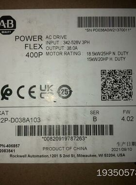 AB变频器22p-d038a103详谈