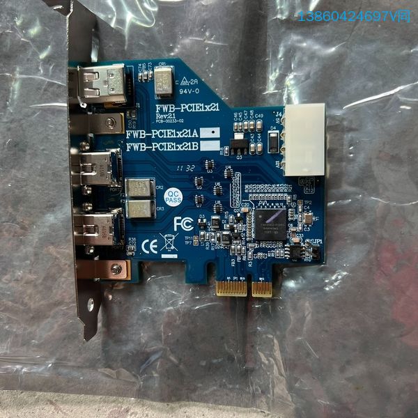询价购-台湾IOI FWB-PCIE1X21A 1394B采集卡 8