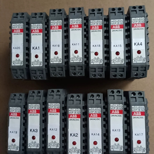 议价拆机正品ABB端子式继电器  RB122AV-24VAC/D