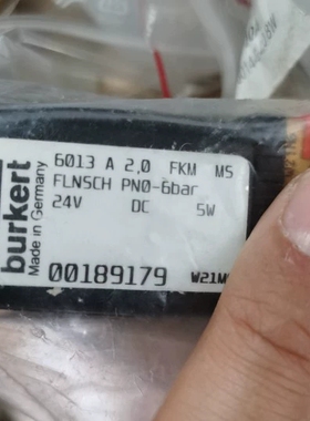 burkert 6013 A 2.0 FKM MS FLNSCH PN0-6bar 24V 5w