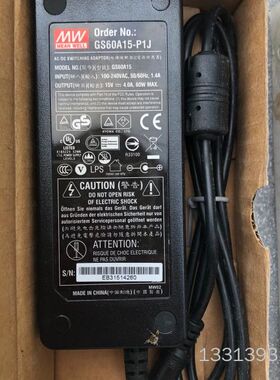 MW明纬电源GS60A15-P1J议价也可维修