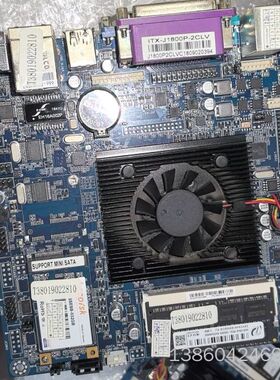 询价购-议价拆机J1800主板 17X17。三张。有一张少个内存