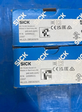 sick光电传感器，型号WL12L-2B530S05，实物图