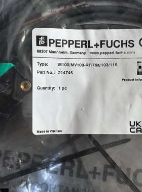 P+F倍加福M100/MV100-RT/76a/103/11