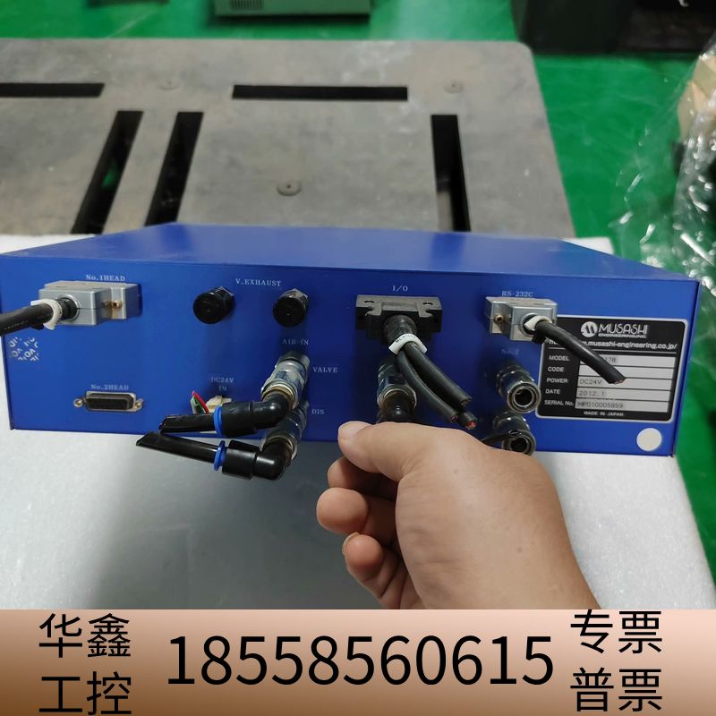 武藏M32-2178点胶控制器，12年产，24V供电，带.议价
