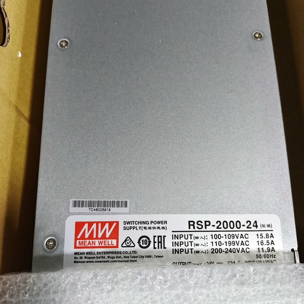 明纬RSP-2000-24,台湾明纬开关电源24V80A20