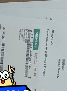 6SL3054-0FC00-0FC01-1BA0-ZZ=F0【议价】