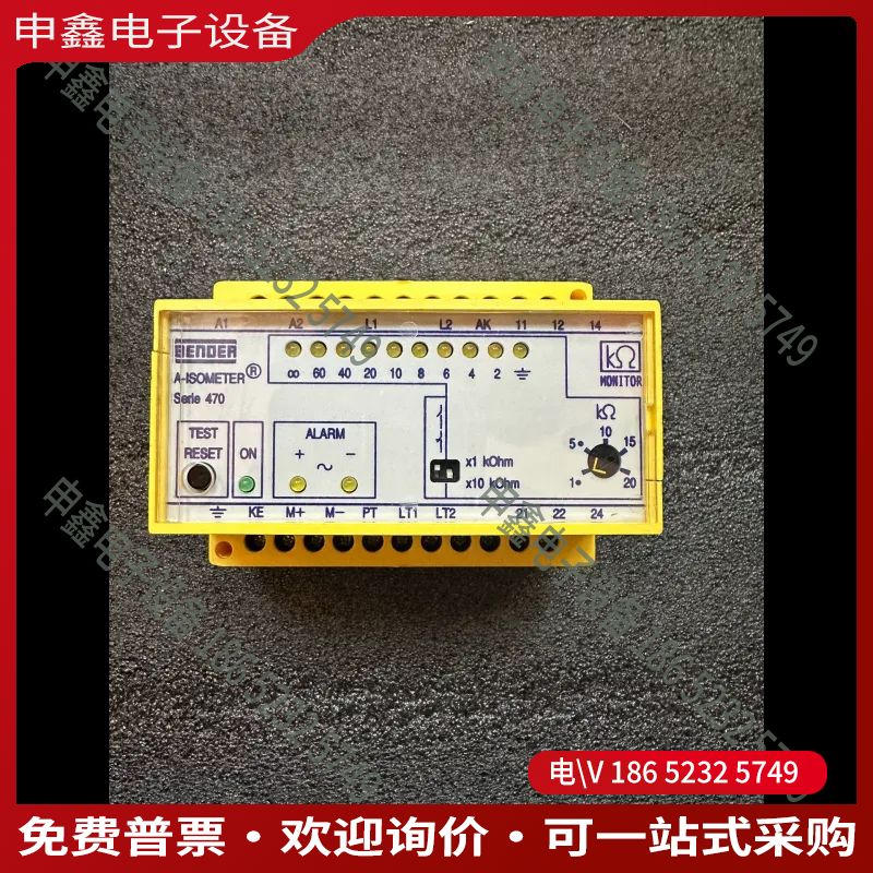 议价：Bender IR470LY-40绝缘监测器未使用原
