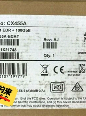 Mellanox CX455A EDR 100GB MCX4【议价】