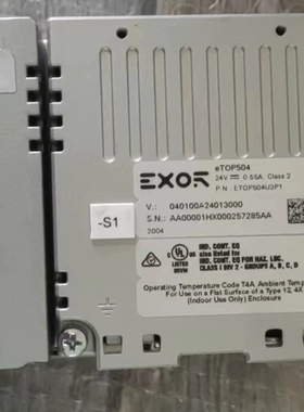 EXOR触摸屏eTOP504、全新正品现货，议价，默认拍下不