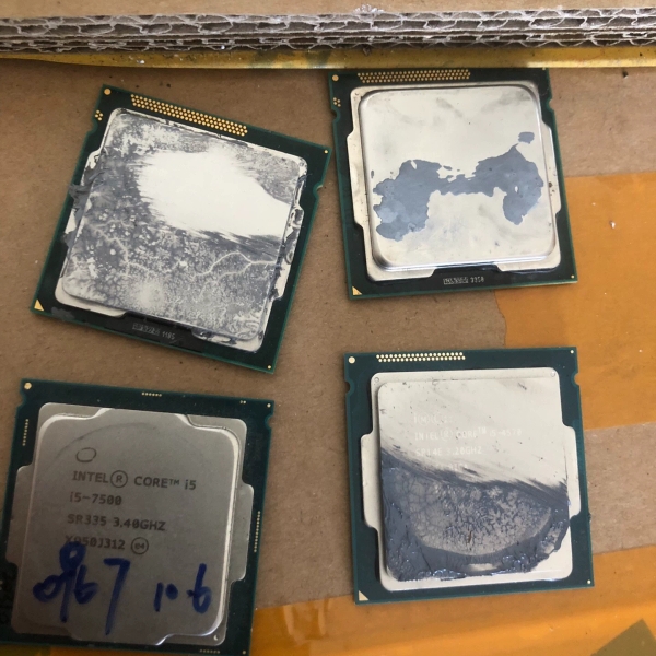 议价拆机CPU4个，I7-7500,I7-2600.I5-457