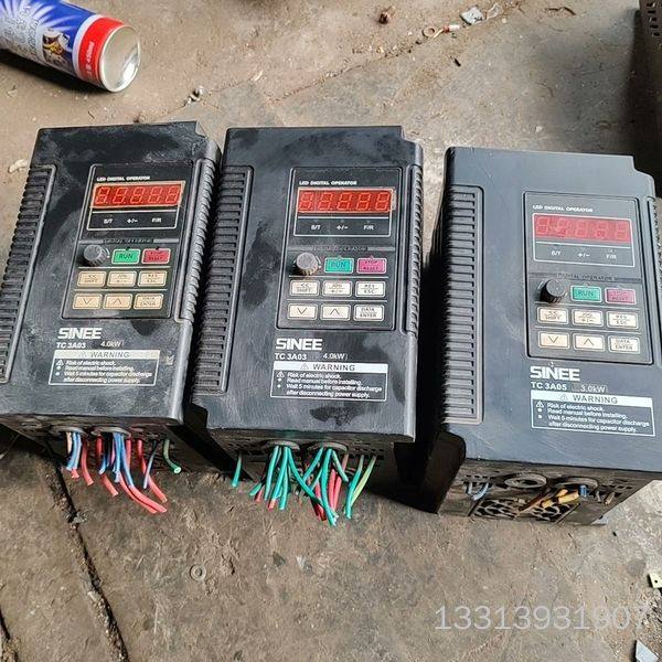 正弦变频器！4KW两台！3KW一台！TC3A03-4R0议价也可维修