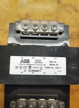 ABB拆机变压器，TV350021.具体参数如图2.重6.5