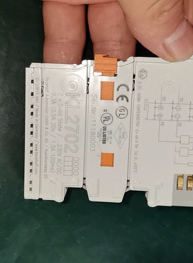 倍福模块 KL2702 实物图片 功能完好