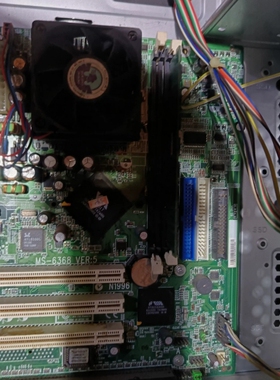 议价拆机VT8601T主板，带ISA插槽，工控专用，适用于HL，