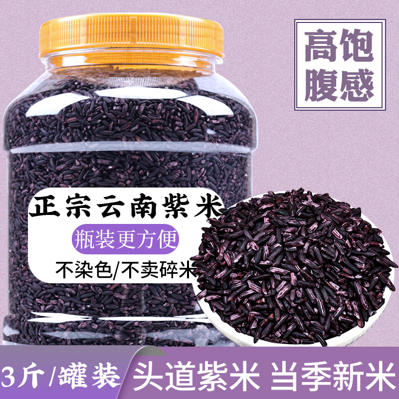 正宗云南头道紫米当年新米