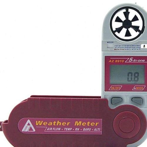AZ8910便携式风速仪  便携式叶轮式风速仪温湿度大气压风速测量仪