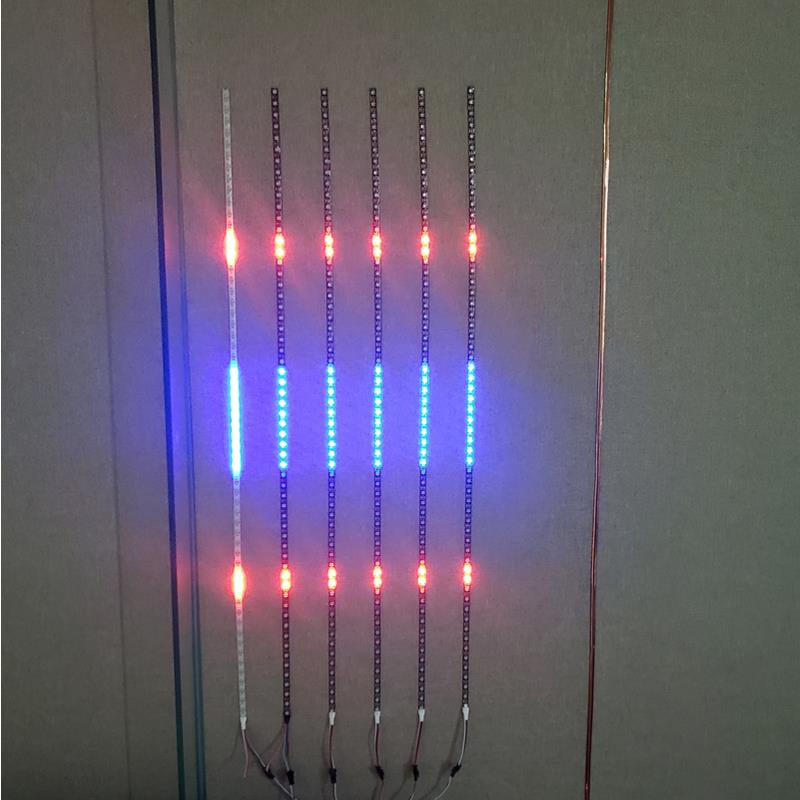 5V声控拾音灯节奏灯卡点跳动带氛围音响改装烟花背景墙幻彩跑马