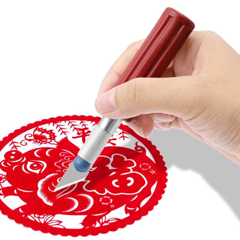 13pcs纸雕刀剪纸工具美工刀套装橡皮章雕刻刀贴膜刀13刀头模型刀