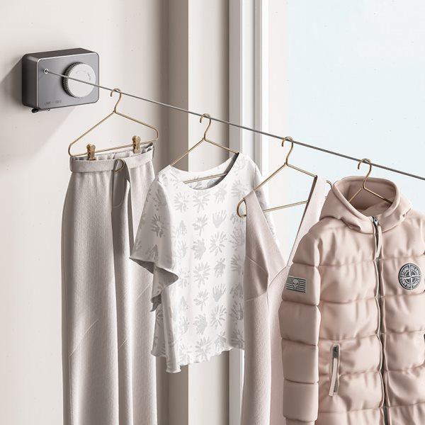 酒店隐形伸缩钢丝晾衣绳室外室内免打孔阳台卫生间晒被子加粗绳子,收纳整理,晾晒绳,淘宝优惠券,粉丝福利购,淘宝优惠卷