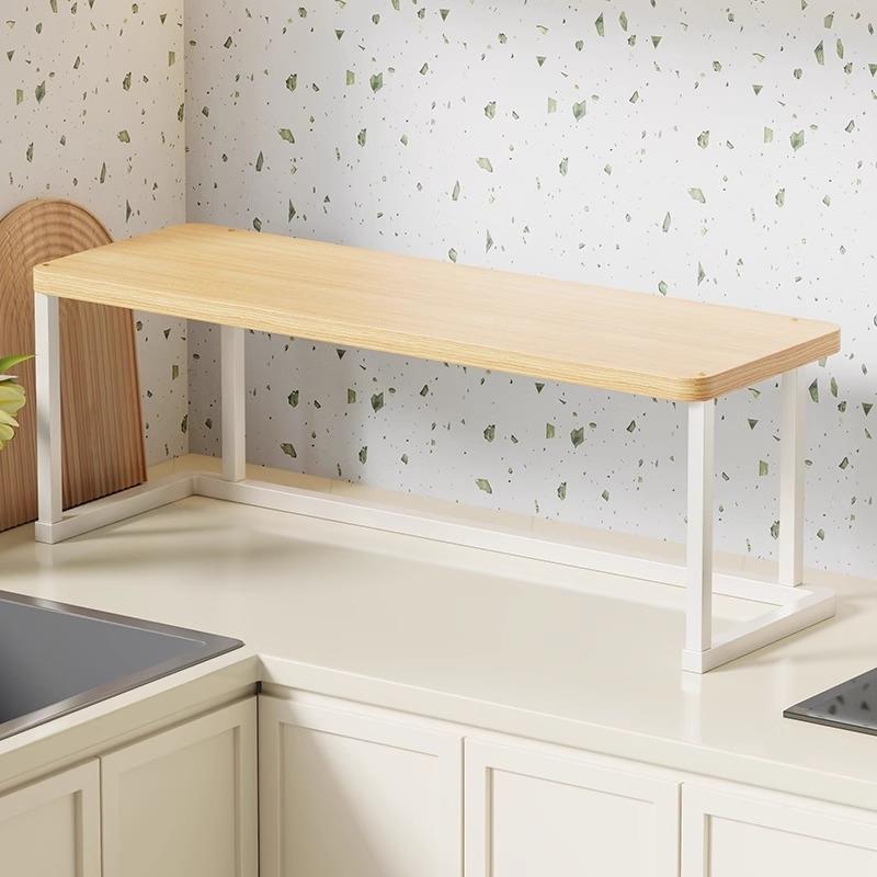 厨房微波炉置物架烤箱收纳架子台面桌上电饭煲支架简易家居杂物