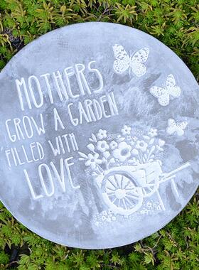 户外别墅草坪垫脚石脚踏板踏脚水泥脚踏石花园庭院装饰摆件