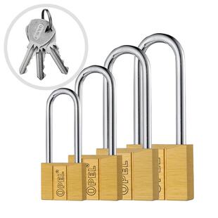 铜挂锁铜锁全铜防水防锈防雨防盗锁头户外家用门锁长梁锁纯铜锁