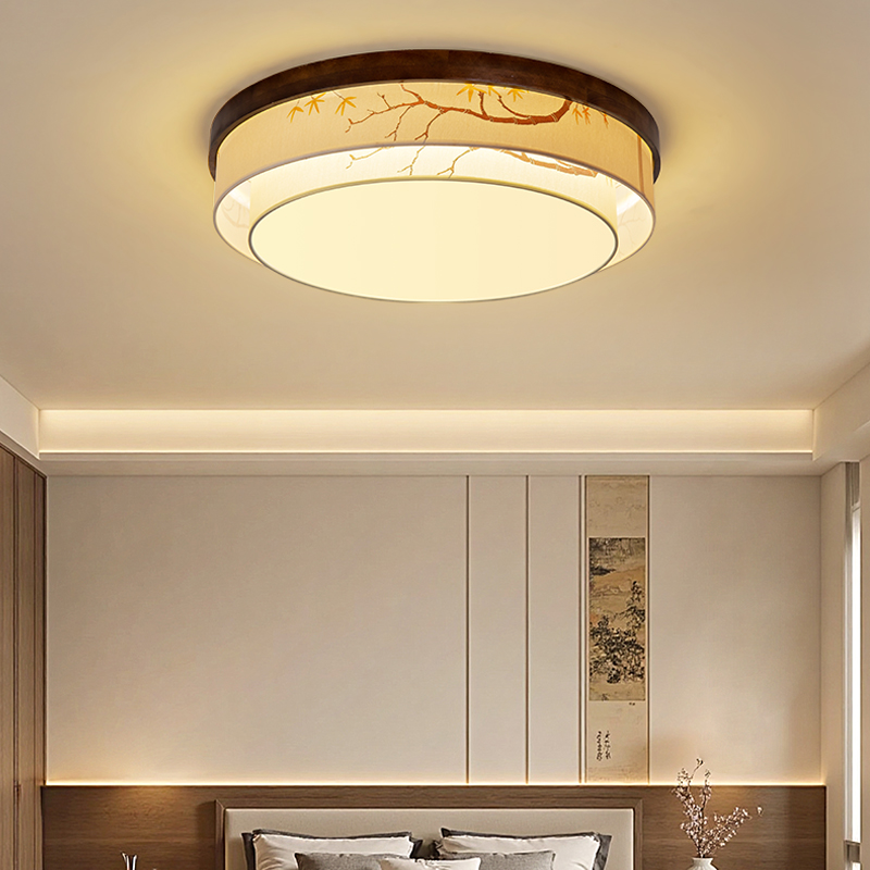 东方宋式美学中古风客厅吸顶灯