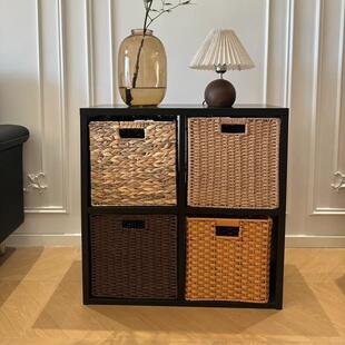 实木格子柜自由组合卡莱克八格柜床边儿童书架收纳柜落地置物架