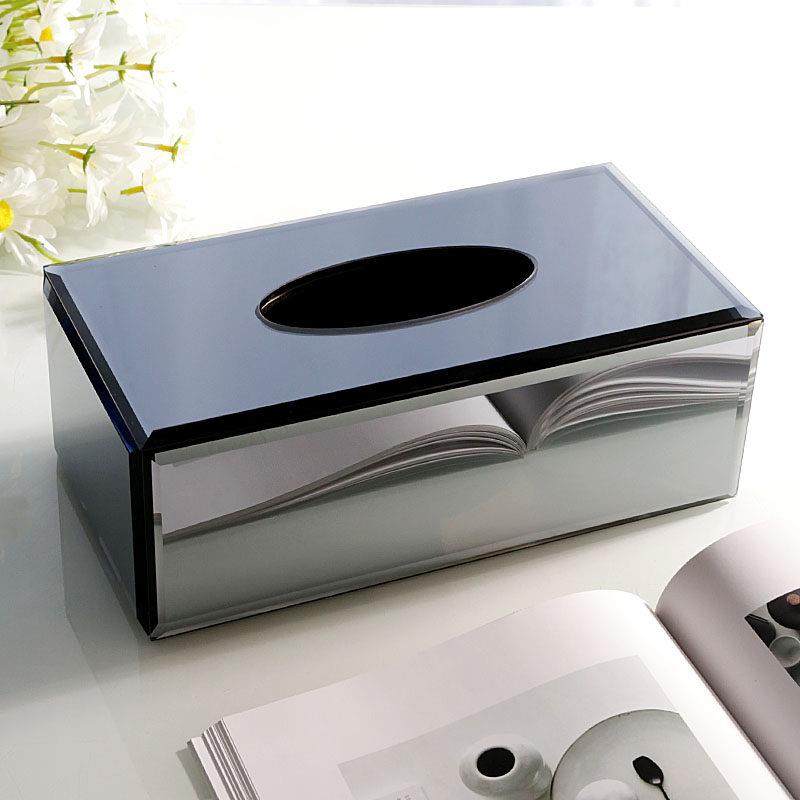 轻奢精致玻璃卫生纸盒摆件客厅茶几家用纸巾盒餐巾纸收纳桌面抽取,家居饰品,装饰纸巾盒,淘宝优惠券,粉丝福利购,淘宝优惠卷