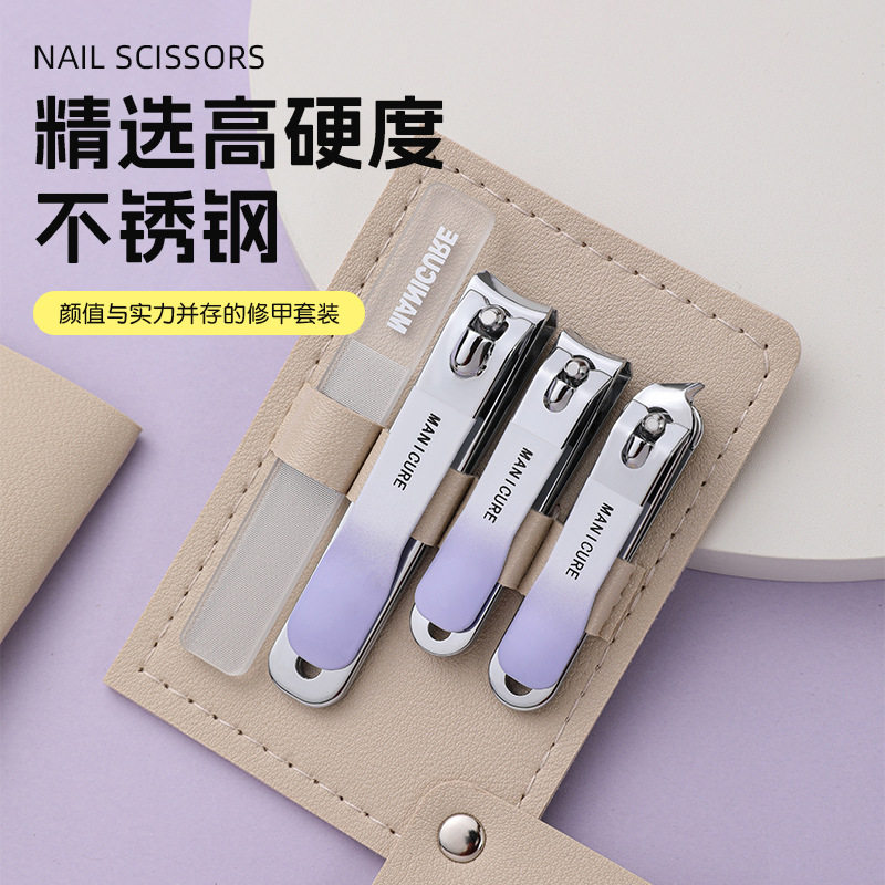 德系指甲刀套装全套家用修脚专用指甲钳原装进口款斜口脚指甲工具
