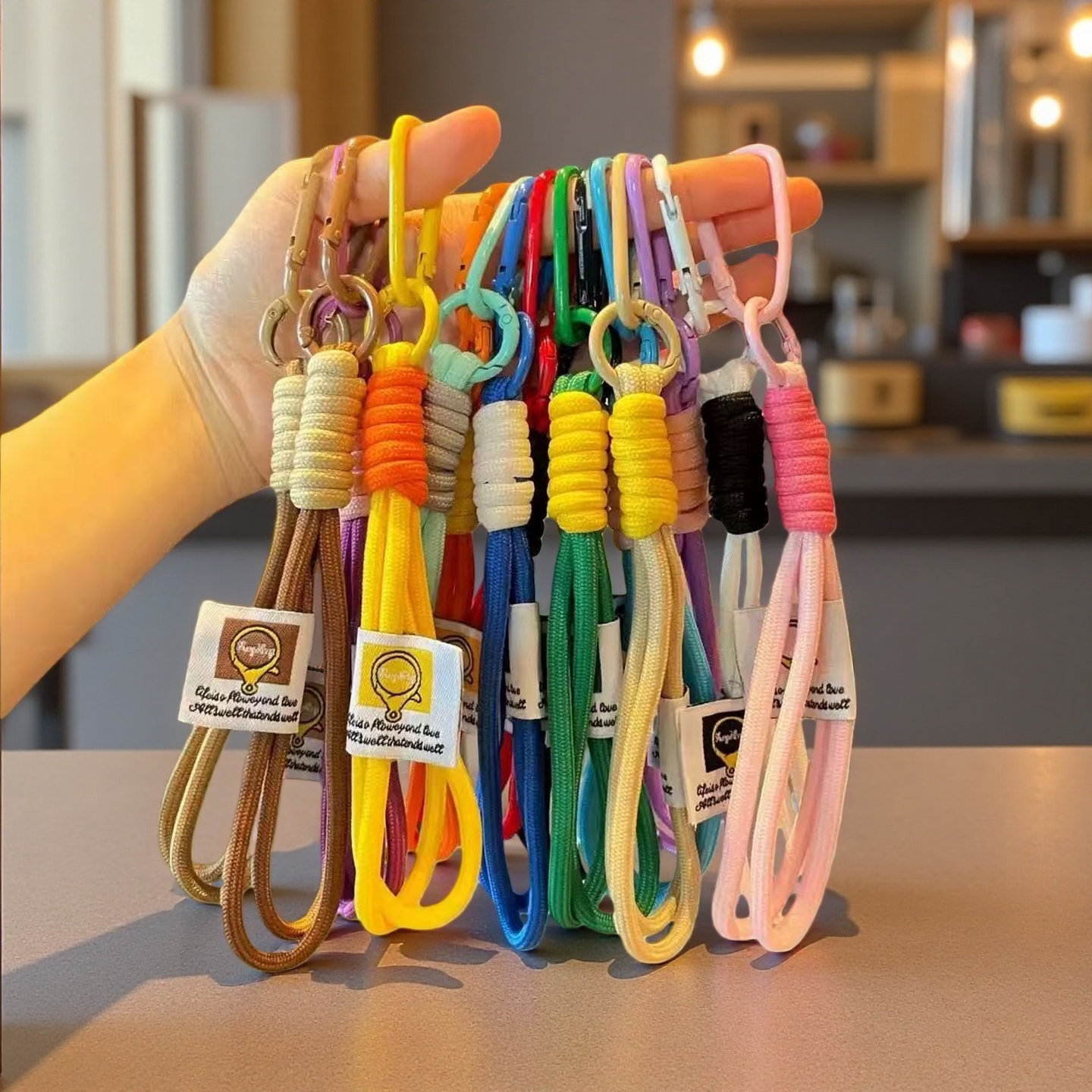 车后视镜挂绳diy泡泡玛特配件毛绒公仔挂扣绳手机钥匙扣挂绳材料