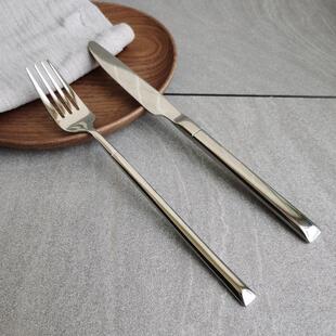 刀叉套装 304不锈钢刀叉两件套 吃牛扒牛排刀叉 家用西餐刀叉餐具