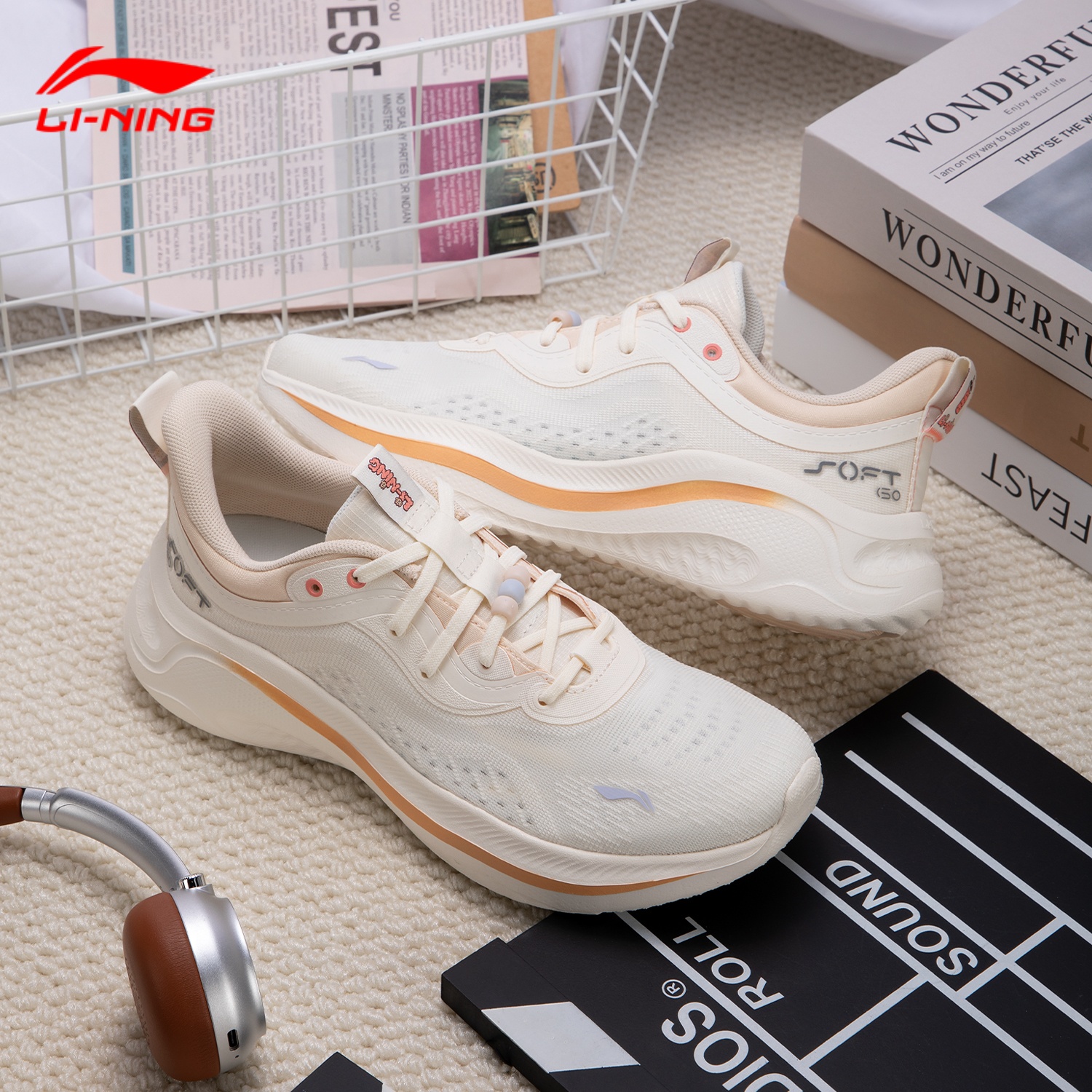 李宁SOFTGO2WMS透气跑步鞋