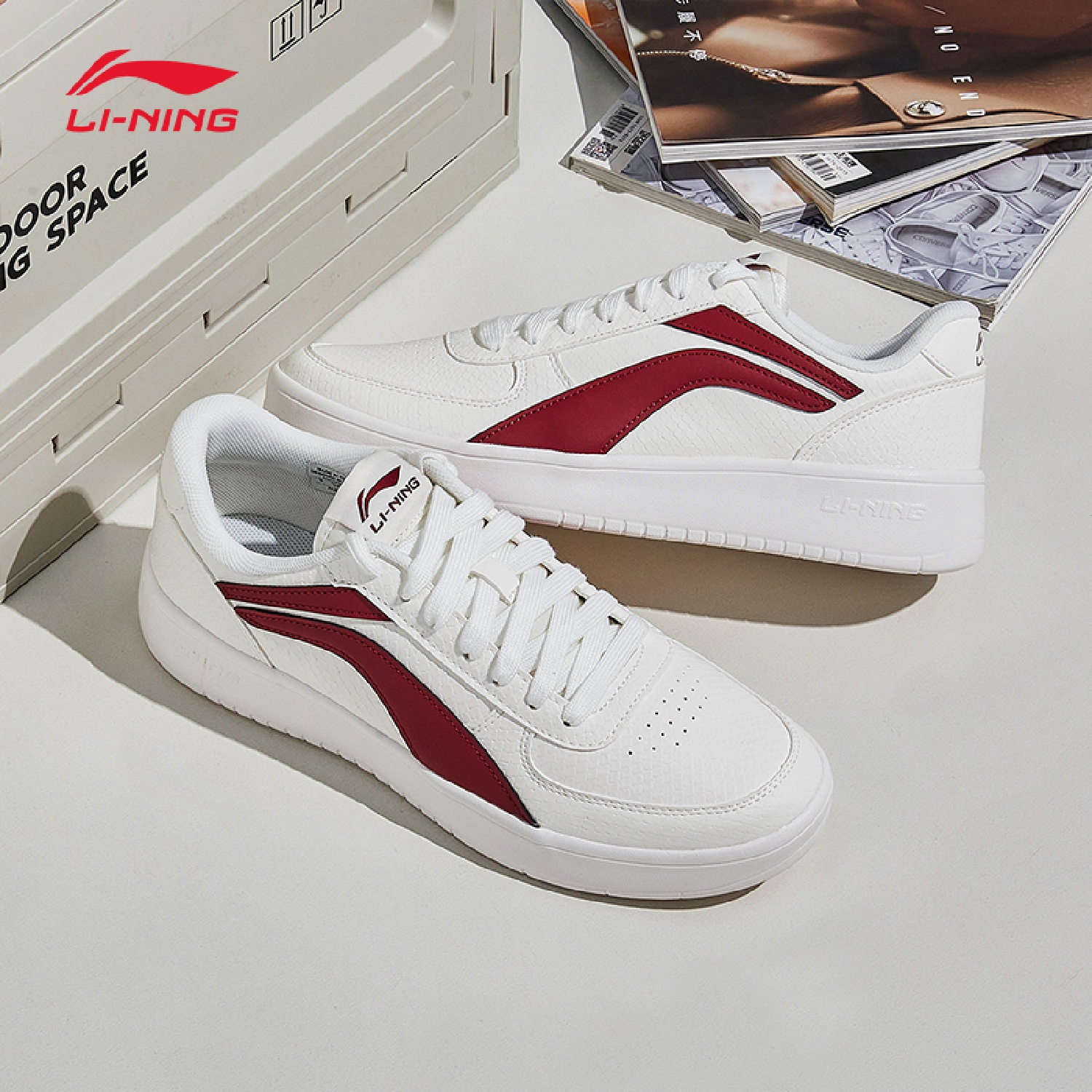 李宁板鞋男款2025春季新款