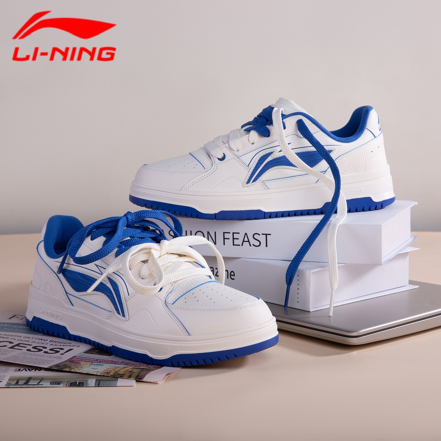 李宁板鞋男鞋天迹2025新款