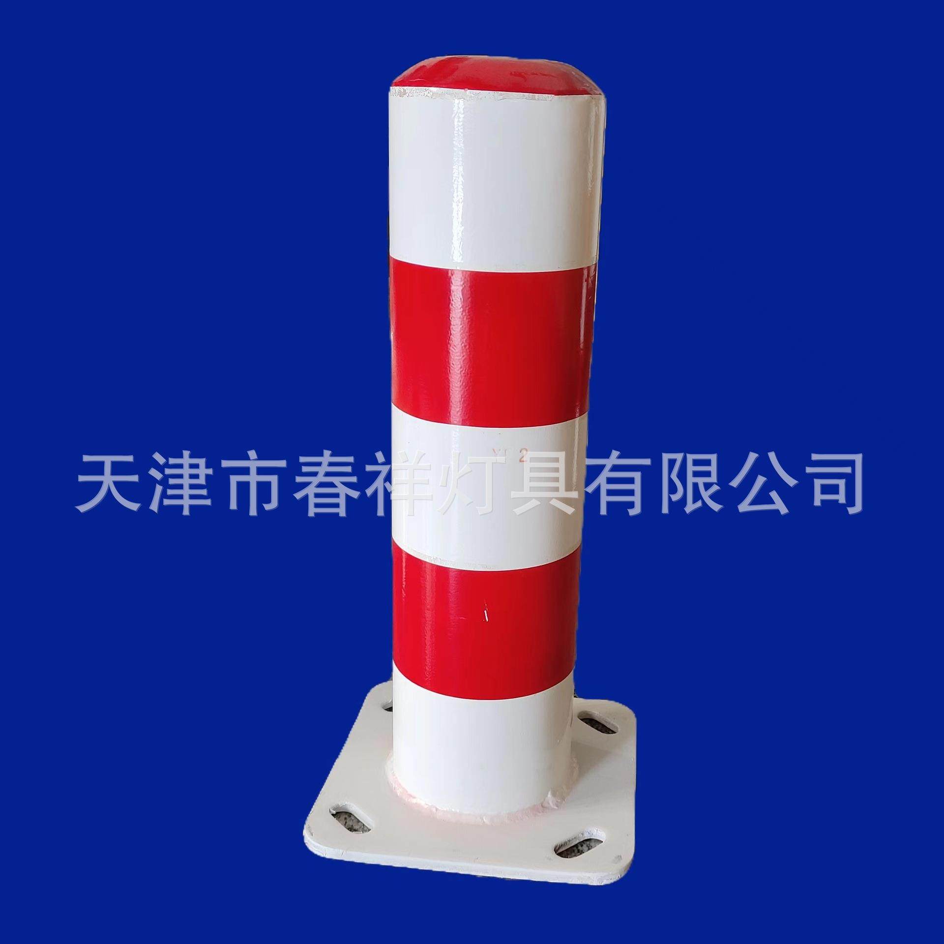 天津交通设施钢管挡车器路边隔离桩院内汽车防撞栏热镀锌防撞桩