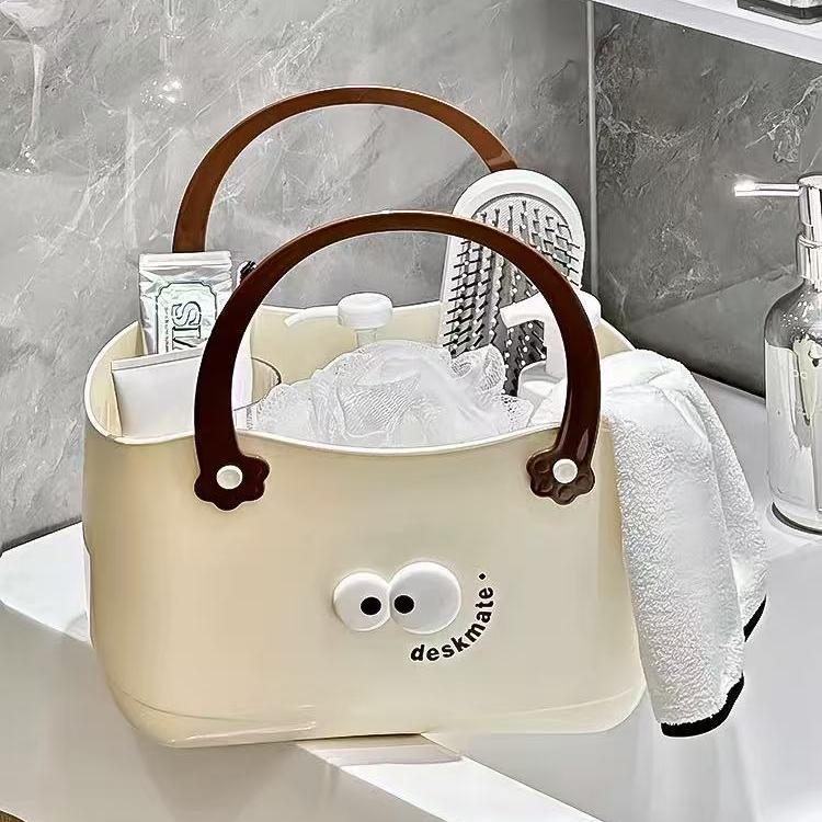 洗澡提篮浴室手提洗浴篮宿舍浴筐女洗漱用品收纳筐家用塑料沐浴篮