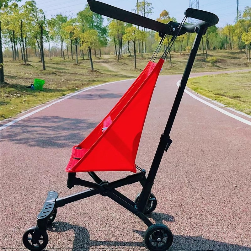 小虎子新款铝合金轻便折叠婴儿手推车简易超轻可登机推车遛娃车