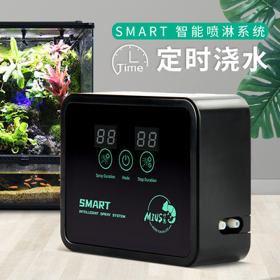 雨林缸迷你喷淋系统双喷头雨林缸蜥蜴树蛙雨林爬宠加湿雾化喷淋