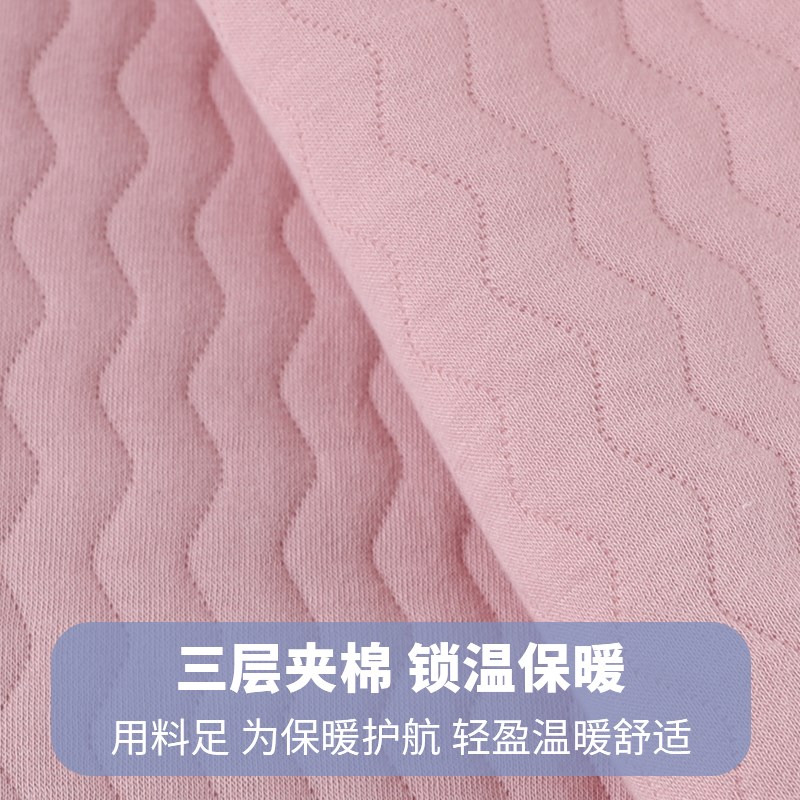 婴儿裤子秋冬保暖高腰护肚两用可开裆裤子新生儿男女宝宝三层夹棉