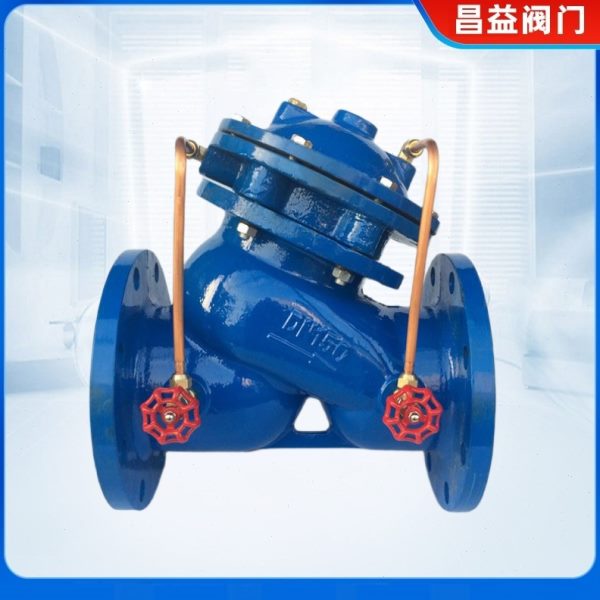 JD745X-16Q多功能水泵控制阀铸铁法兰防水锤隔膜式活塞缓闭止回阀