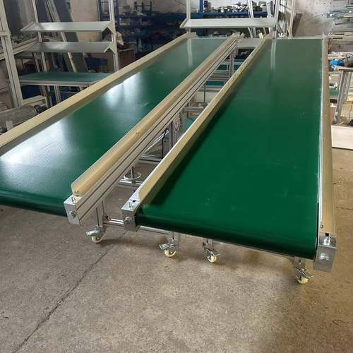 合肥爬坡皮带输送机小型传送带桌面交叉带分拣机倍速链输送线