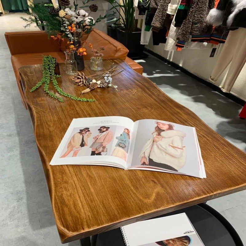 铁艺实木办公桌会议桌,商业/办公家具,会议桌,淘宝优惠券,粉丝福利购,淘宝优惠卷