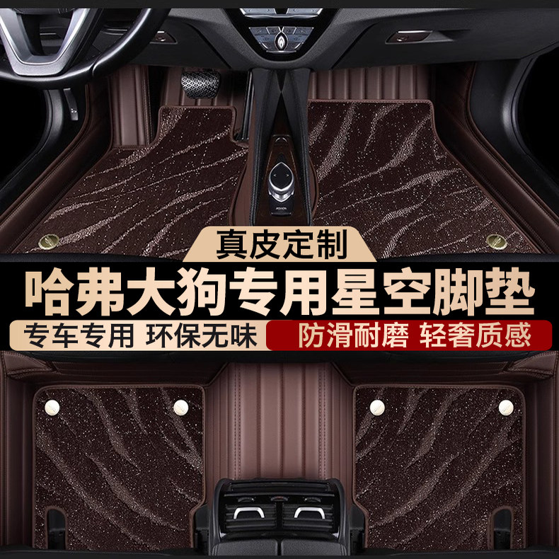 2026/24/22款哈弗大狗专用汽车脚垫真皮全包围星空地毯定制主驾驶