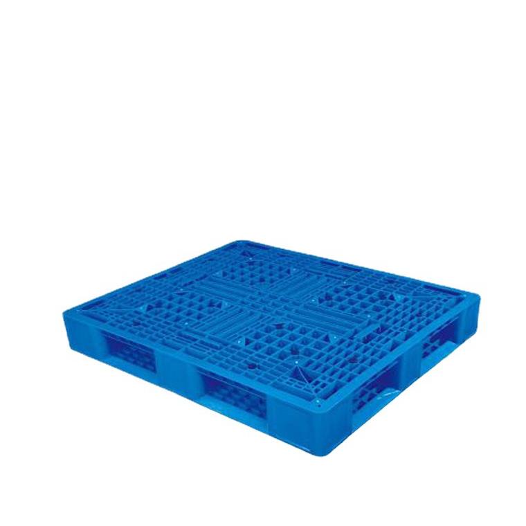 供应大载重实惠低价川字塑料托盘出口物流四面进叉底盘