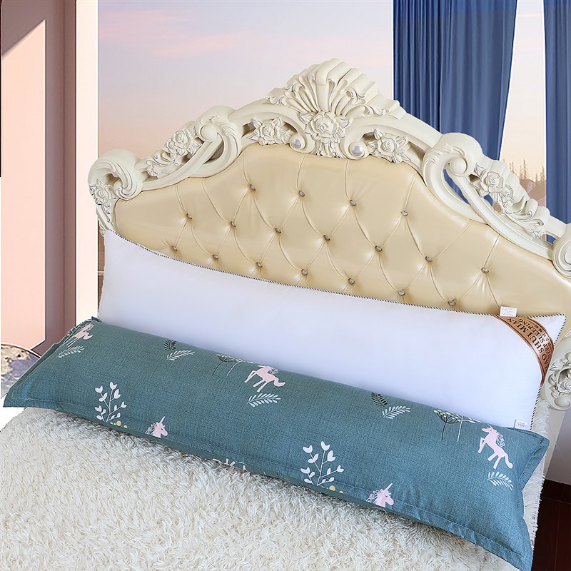 送枕套水洗双人枕头长枕头 长枕芯特价情侣枕1.2Q/1.5/1.8米