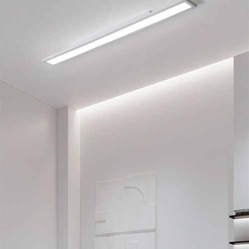 超薄极简长条过道灯走廊灯衣帽间灯阳台吸顶灯客厅无主灯明装灯具